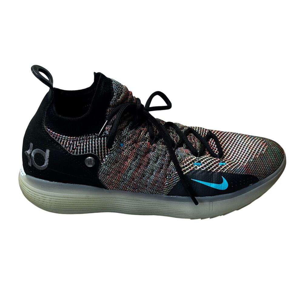 Nike KD 11 Multi-Color Men Size 11 Black Persian Violet Basketball Sneaker